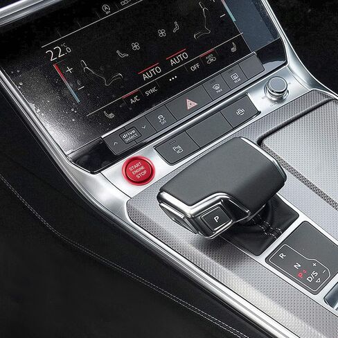 TOMALL Aluminum Engine Start Stop Push Button Cover Trim Compatible with Audi A3 A4 A5 A7 A8 Q5 S3 S5 S6 S7 Car Engine Ignition Start Button Cap Surrounding Trim Ring Decoration (Red) in Saudi Arabia