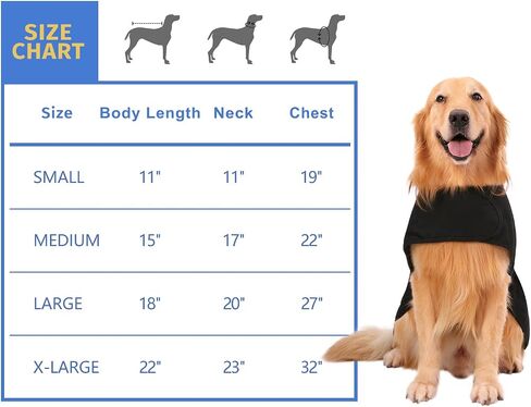HDE Canvas Dog Vest Waterproof Jacket Cold Weather Coats for S-XL Dogs Black - S in Saudi Arabia