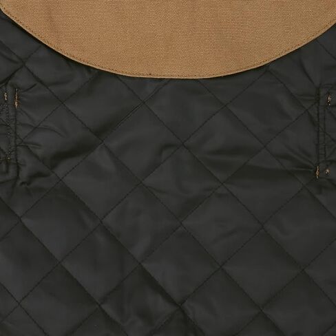 HDE Canvas Dog Vest Waterproof Jacket Cold Weather Coats for S-XL Dogs Black - S in Saudi Arabia