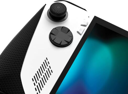 مقابض مقبض فاخرة من PlayVital باللون الأسود لوحدة تحكم ROG Ally مع أغطية قبضة الإبهام، ومشغل ناعم غير قابل للانزلاق وملصقات قبضة زر خلفي لألعاب ROG Ally المحمولة - نسيج ماسي سداسي in Saudi Arabia