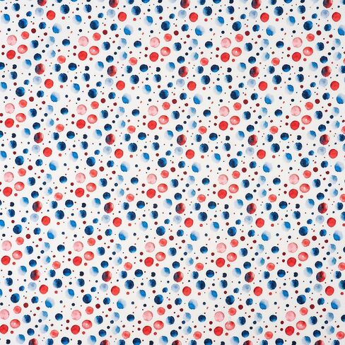 Singer Fabric, 100% Cotton, Firework Bursts, Cut by The Yard in Saudi Arabia