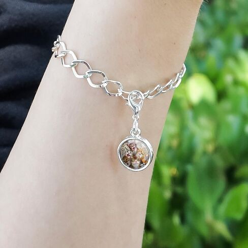 GRAPHICS & MORE Cats Selfie at London Palace England Britain Antiqued Bracelet Pendant Zipper Pull Charm with Lobster Clasp in Saudi Arabia