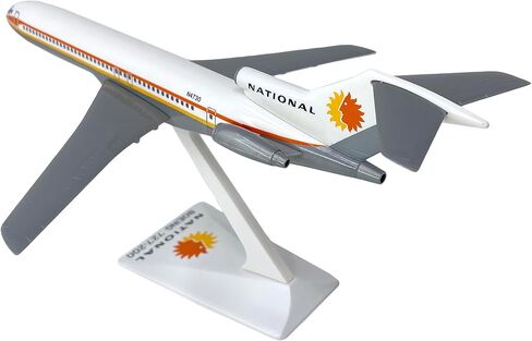 Flight Miniatures National (67-80) 727-200 1:200 Scale - Plastic Snap-Fit Model Airplane - Collectible Replica of National Airlines Aircraft - Part #ABO-72720H-023 in Saudi Arabia