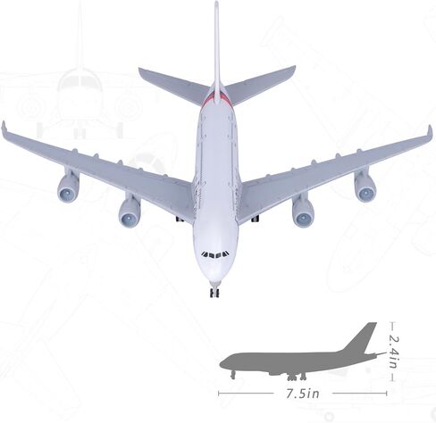 طائرة نموذجية من Caskywing بمقياس 1/300 طائرات طراز Diecast A380 طائرة نموذجية للبالغين طائرات معدنية من السبائك نموذج مجموعة طائرة للهدايا in Saudi Arabia