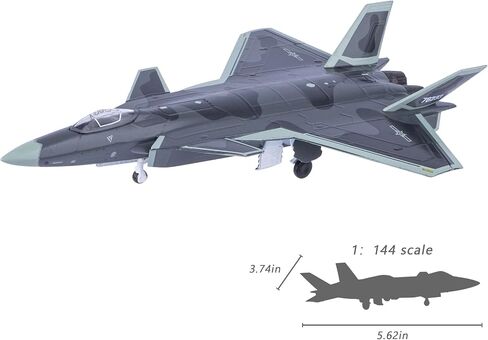 Caskywing 1/144 J20 نموذج طائرة مقاتلة خفية يموت الصب الطائرات سبيكة طائرة نموذجية جمع طائرة اللوحة نموذج طائرة للهدايا in Kuwait