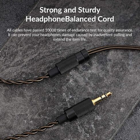 SE3.5 Detachable Earphone Cable, 3.5mm Plug Replacement Headphone Audio Cable Headphone Upgraded Cable 2 Pin 0.78mm IEM Cord for Headphone Earphone (3.5mm) in Kuwait