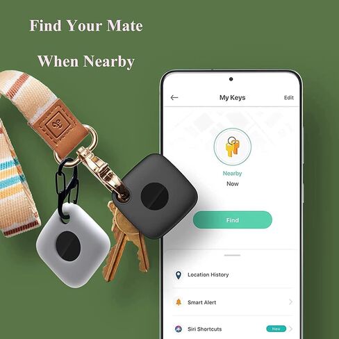 4 قطع حافظة لجهاز Tile Mate Tracker 2022، غطاء جلدي ناعم من السيليكون ممتص للصدمات مع ملحقات حلقة تسلق (أسود + أزرق + أحمر + أبيض) in Kuwait