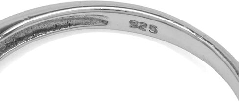 Silvershake 10mm Natural Round Shape Gemstone White Gold Plated 925 Sterling Silver Filigree Solitaire Right Hand Ring Jewelry for Women in Saudi Arabia