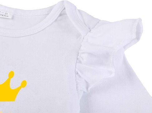 ملابس عيد الميلاد الثاني للفتيات الصغيرات الرضع بأكمام مكشكشة وتنورة زهرية بطبعة الفهد مع عصابة رأس in Kuwait