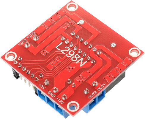 5 قطع L298N وحدة تحكم في مشغل المحرك لوحة تركيبية لـ Arduino Smart Car Power UNO MEGA R3 Mega2560 - DC Dual H-Bridge Stepper Motor Controller in Kuwait