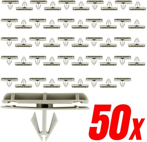 23181-6133A 50x Fender Flare Moulding Clips - Compatible with: Chrysler, Jeep - Wrangler, Liberty - Replaces OEM #: 55157055-AA, 55157065-AA, 68039280-AA in Kuwait