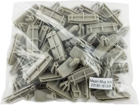 23181-6133A 50x Fender Flare Moulding Clips - Compatible with: Chrysler, Jeep - Wrangler, Liberty - Replaces OEM #: 55157055-AA, 55157065-AA, 68039280-AA in Kuwait