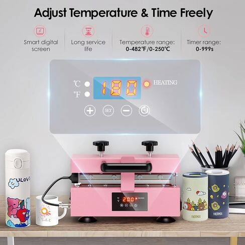 Tumbler Heat Press,Upgraded Tumbler Heat Press Machine for 11-30oz Sublimation Blank Skinny Straight Tumbler Mug Cup Glass Jar Can,Auto DIY Heating Transfer with Temp&Time Setting As Gift in Saudi Arabia