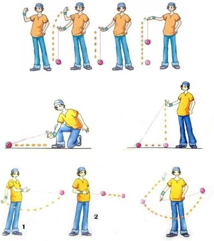 Magicyoyo T8 Shadow Unresponse Yoyo Professional Metal Yo Yo Ball Bearing هدية مع قفاز وحقيبة و5 خيوط (ذهبي) in Kuwait