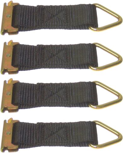 Pit Posse E-Track Strap with D Ring Anchor Tie Down with Spring Adapter for Securing Cargo in Truck/Pick Up Truck/Utility/Enclosed Trailers, Rv, SUV – 3,500 Lbs.Capacity –for Motorcycle/ATV/Kayak in Saudi Arabia