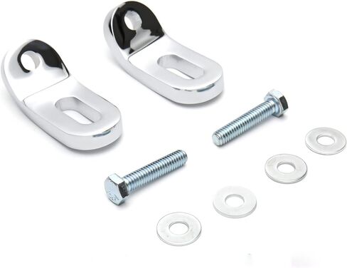 MoKitDora Front Touchless Tie-Downs Bracket for Harley Touring FLH/T Road King Glide and Street Electra Glide, Chrome in Saudi Arabia