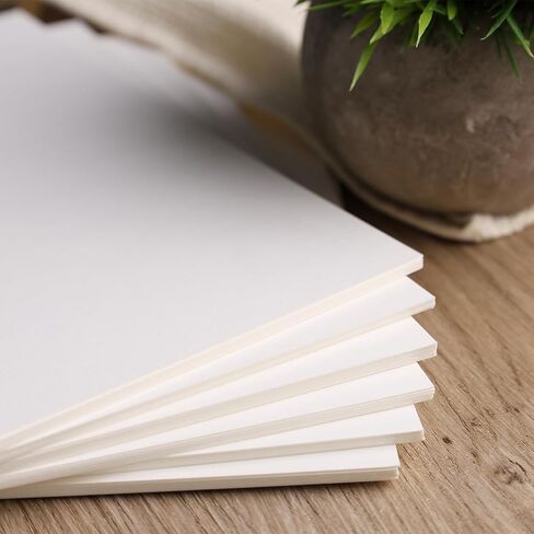 30 Sheets Ivory Card stock, 8.5 x 11 Heavyweight Paper Cream White Card Stock Craft Paper for Card Making Kids Art Crafts Scrapbooking, 230GSM in Saudi Arabia