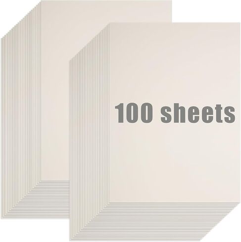 30 Sheets Ivory Card stock, 8.5 x 11 Heavyweight Paper Cream White Card Stock Craft Paper for Card Making Kids Art Crafts Scrapbooking, 230GSM in Saudi Arabia
