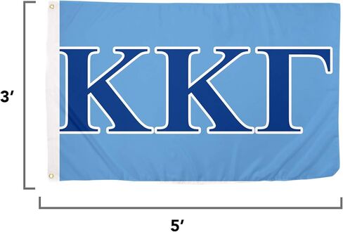Desert Cactus Kappa Kappa Gamma Flag | Greek Letter Sorority Banner Large 3x5 Feet Flags Sign Decor KKG in Saudi Arabia