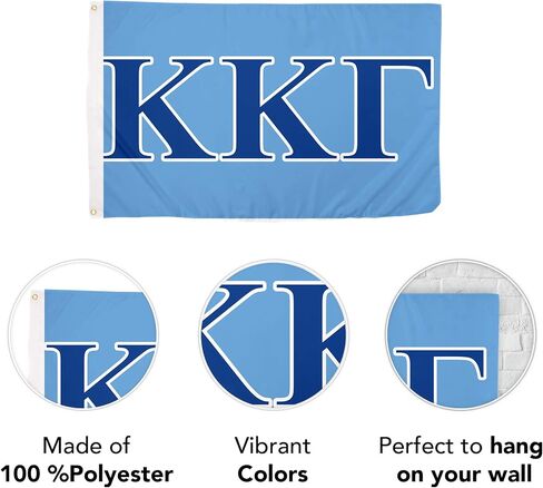 Desert Cactus Kappa Kappa Gamma Flag | Greek Letter Sorority Banner Large 3x5 Feet Flags Sign Decor KKG in Saudi Arabia