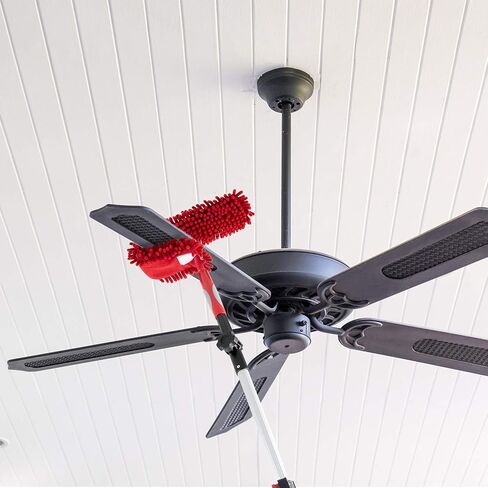 Duster Kit - 3 Pack Assortment of Dusting Kit Extension Pole Attachments - Cobweb Corner Duster, Microfiber Feather Duster and Flexible Ceiling Fan Duster (Extension Pole not Included) in Saudi Arabia
