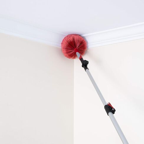 Duster Kit - 3 Pack Assortment of Dusting Kit Extension Pole Attachments - Cobweb Corner Duster, Microfiber Feather Duster and Flexible Ceiling Fan Duster (Extension Pole not Included) in Saudi Arabia