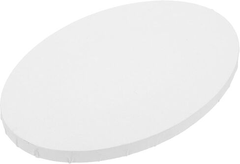 Canvases 16x20 Canvas Canvas Boards Oval Shaped Blank White Painting Canvas Panels Painting Supplies for Acrylic Pouring Oil Watercolor Tempera Art Paint White 31x41cm Stretched Canvas in Saudi Arabia