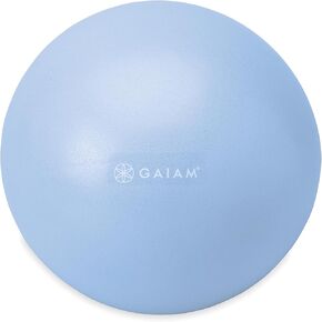 Gaiam mini ab ball ، 8 بوصة قابلة للنفخ كرة تمرينات لمكافحة القوة للقوة الأساسية ، بيلاتيس ، اليوغا ، والعلاج الطبيعي ، تشمل قش التضخم ، قابس وتنزيل دليل in Kuwait