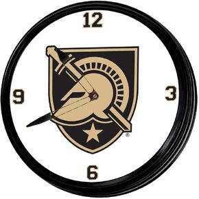 The Fan-Brand NCAA Dayton Flyers - Retro Lighted Wall Clock - Sports Team Bar Sign Décor - Home, Dorm, Garage, Office, Fan Cave in Kuwait