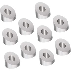LIFKOME 10Pcs Beveled Washers for Stainless Steel Cable Railing Kit Angle Design for DIY Stair Railing Projects Compatible with Stainless Steel Wire Rope in Saudi Arabia