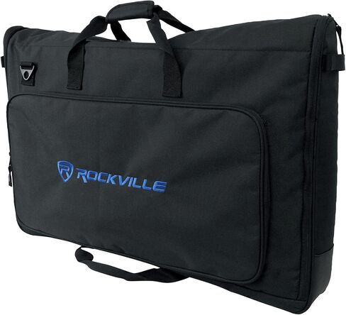 ROCKVILLE TVB2732-1 LCD TV Screen Bag Bag ، تناسب 27-32 بوصة ، نايلون مقاوم للماء ، وأشرطة قابلة للتعديل ، وجيوب ملحق ، للموسيقيين والمحترفين AV in Kuwait