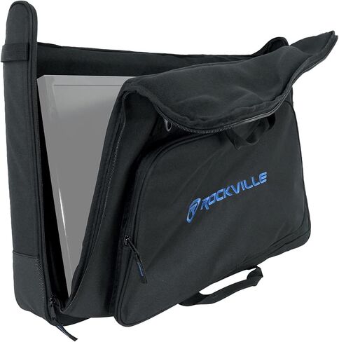 ROCKVILLE TVB2732-1 LCD TV Screen Bag Bag ، تناسب 27-32 بوصة ، نايلون مقاوم للماء ، وأشرطة قابلة للتعديل ، وجيوب ملحق ، للموسيقيين والمحترفين AV in Kuwait