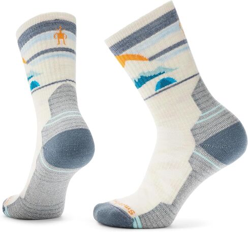 Smartwool Womens Hike Light Cushion Mountain Moon Crew Socks Deep Navy Medium in Saudi Arabia
