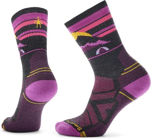 Smartwool Womens Hike Light Cushion Mountain Moon Crew Socks Deep Navy Medium in Saudi Arabia