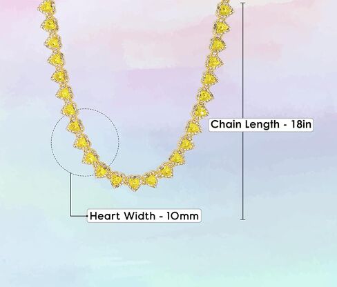 Luxurious Iced Out 10mm Ladies Heart Cluster Chains - Elegant Jewelry with Simulated Diamonds and Cubic Zirconia in Durable Alloy - in 14k Gold or Silver Tone Finish - Single Chain and Chains Combo in Saudi Arabia