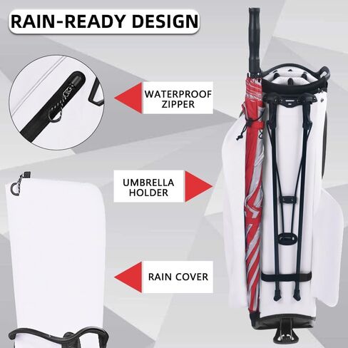 14 Way Golf Stand Bag, Lightweight Golf Bags with Stand for Men and Women in Kuwait
