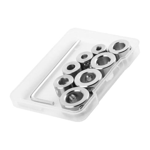 8pcs حفر حفر الحفر الحفر توقف البت الياقات التوقف عن الياقات الحفر بتات حفر طوق الخشب الحفر بتات البت من الفولاذ المقاوم للصدأ بتات المعادن 304 in Kuwait