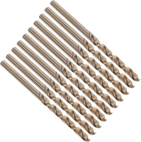 DOITOOL 10pcs High-Speed Steel Drill Bits Metal Drill Bits for Metal Reamer for Stainless Steel Home DIY in Saudi Arabia