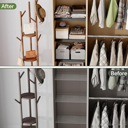 6-Pack PVC Composite Board Wire Rack Covers for Pantry - Imitation Wood-Look 33x16 Inch, Closet, Bathroom, Waterproof Scratch Resistant Easy Install, Wood Shelf Covers for Wire Shelving,Black in Kuwait