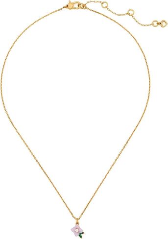 kate spade new york Bursting Blooms Pendant, Clear/Gold in Saudi Arabia
