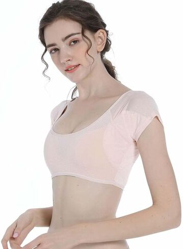 3pcs سترة النساء اللطيفات الإبطية للتنفس من أجل امتصاص سريع سترة مرنة مريحة للأنشطة الصيفية مثل اليوغا والركض in Kuwait