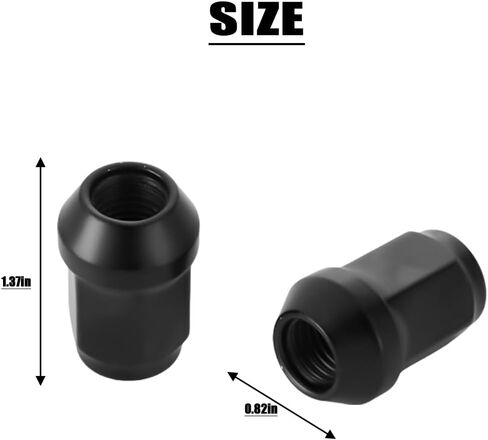 M12x1.5 Car Bulge Acorn Lug Nuts, 20PCS Carbon Steel Closed End Automotive Lug Nut, Vehicle Wheel Nut Replacement Accessories, Compatible with Lacrosse Equinox Impala (Silver) in Saudi Arabia