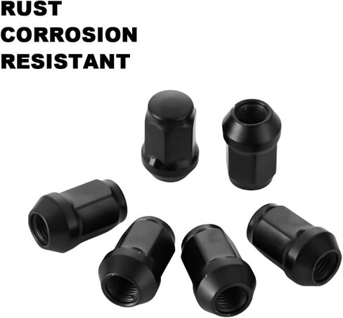 M12x1.5 Car Bulge Acorn Lug Nuts, 20PCS Carbon Steel Closed End Automotive Lug Nut, Vehicle Wheel Nut Replacement Accessories, Compatible with Lacrosse Equinox Impala (Silver) in Saudi Arabia