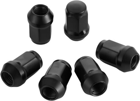 M12x1.5 Car Bulge Acorn Lug Nuts, 20PCS Carbon Steel Closed End Automotive Lug Nut, Vehicle Wheel Nut Replacement Accessories, Compatible with Lacrosse Equinox Impala (Silver) in Saudi Arabia