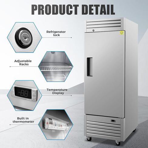 ثلاجة تجارية مستقيمة للوصول ، ETL Restaurant 2 Door Fridge Cooler Terchandiser ، Auto-Defrost ، Stainless Steel 55 "W 40.7 Cu. Ft. 13781 in Saudi Arabia