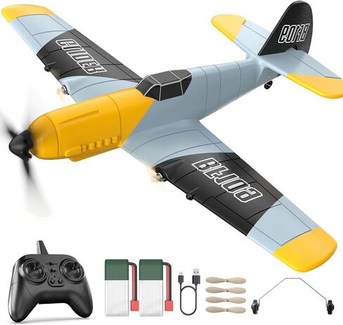 Deerc Future RC Plane 4 Channel Remote Control Airplane مع مصابيح LED سهلة الطيران ألعاب الطائرات الهوائية ، 2.4 جيجا هرتز 6 جيرو مثبت RTF طائرة طائرة طائرة طائرة طائرة للبالغين للمبتدئين الأولاد in Saudi Arabia