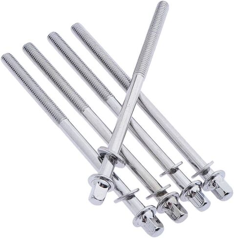 Baosity 5pcs 4'' Drum Tension Rods for Tom Snare Bass Drum Replacement in Saudi Arabia
