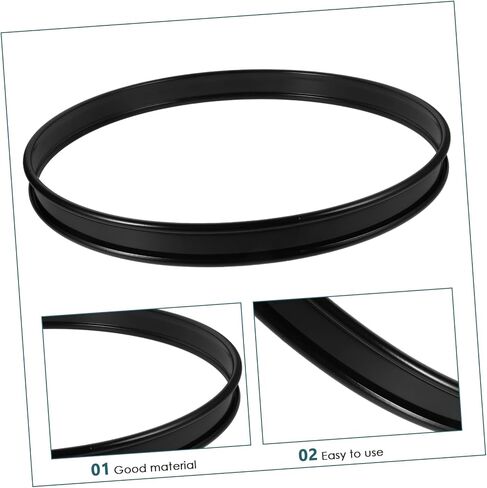 Toyvian Bass Drum Hoop 16 inch metal reim rem acplication for snare and bass prams lug lug brats hoop assential argusion struction parts in Kuwait