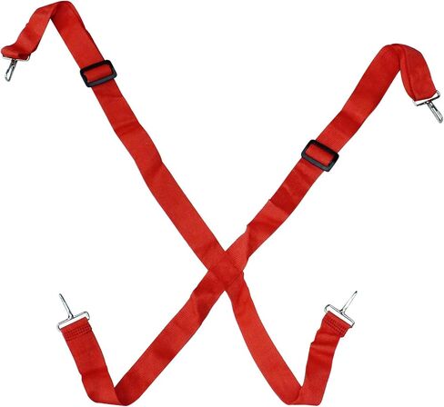 Zorfeter قابلة للتعديل سوار Snare Snare Snare Sling ، حزام الكتف مزدوج النايلون مع إكسسوارات قرع الخطاف المعدنية من 70 إلى 140 سم الطول in Saudi Arabia
