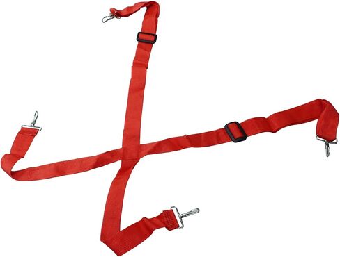 Zorfeter قابلة للتعديل سوار Snare Snare Snare Sling ، حزام الكتف مزدوج النايلون مع إكسسوارات قرع الخطاف المعدنية من 70 إلى 140 سم الطول in Saudi Arabia